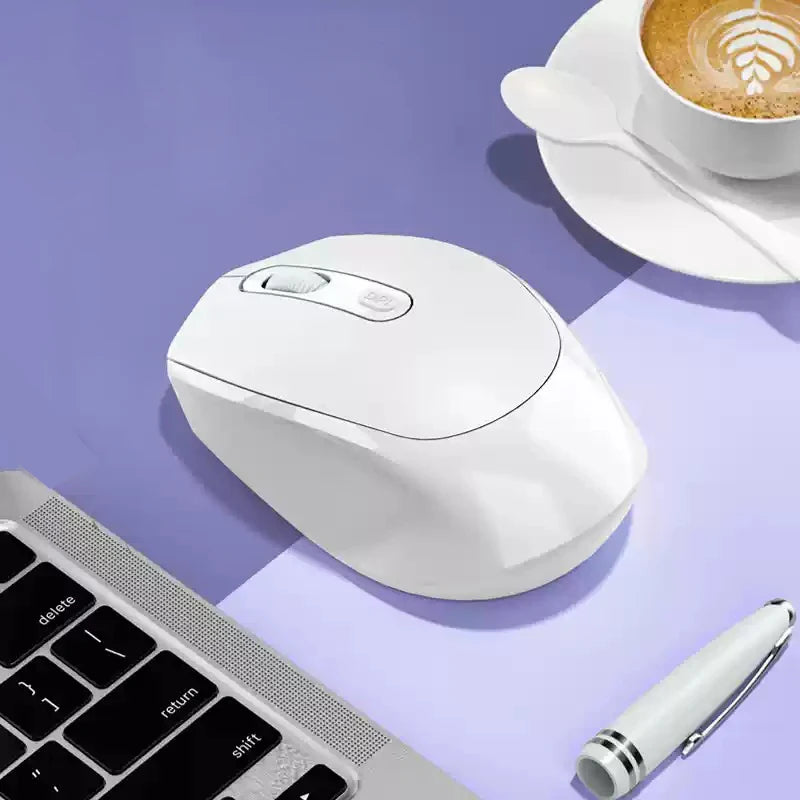 Bluetooth-compatible Wireless Mouse Ergonomic Computer Mouse PC Optical Mause with USB Receiver 2.4Ghz Wireless Mice For Laptop
