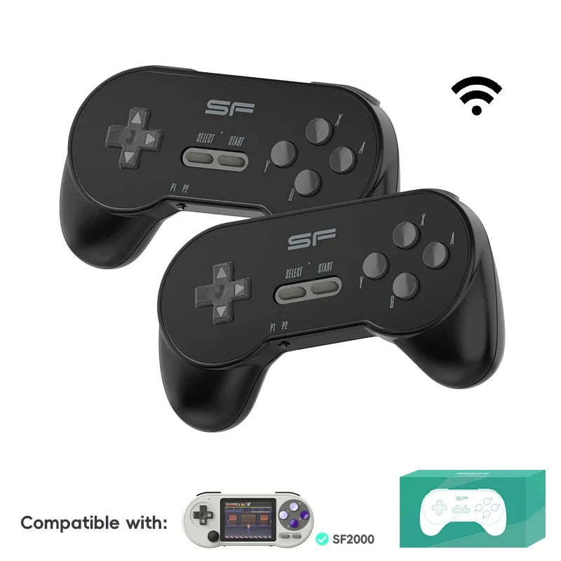 DATA FROG 2.4G Wireless Game Controller for SF2000 Retro Handheld Console 3.5"  - 1/2PCS Gamepad Joystick Gaming Accessories