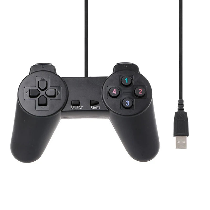 USB 2.0 Wired Multimedia Gamepad Gaming Joystick Joypad Wired Game Controller For Laptop Computer PC