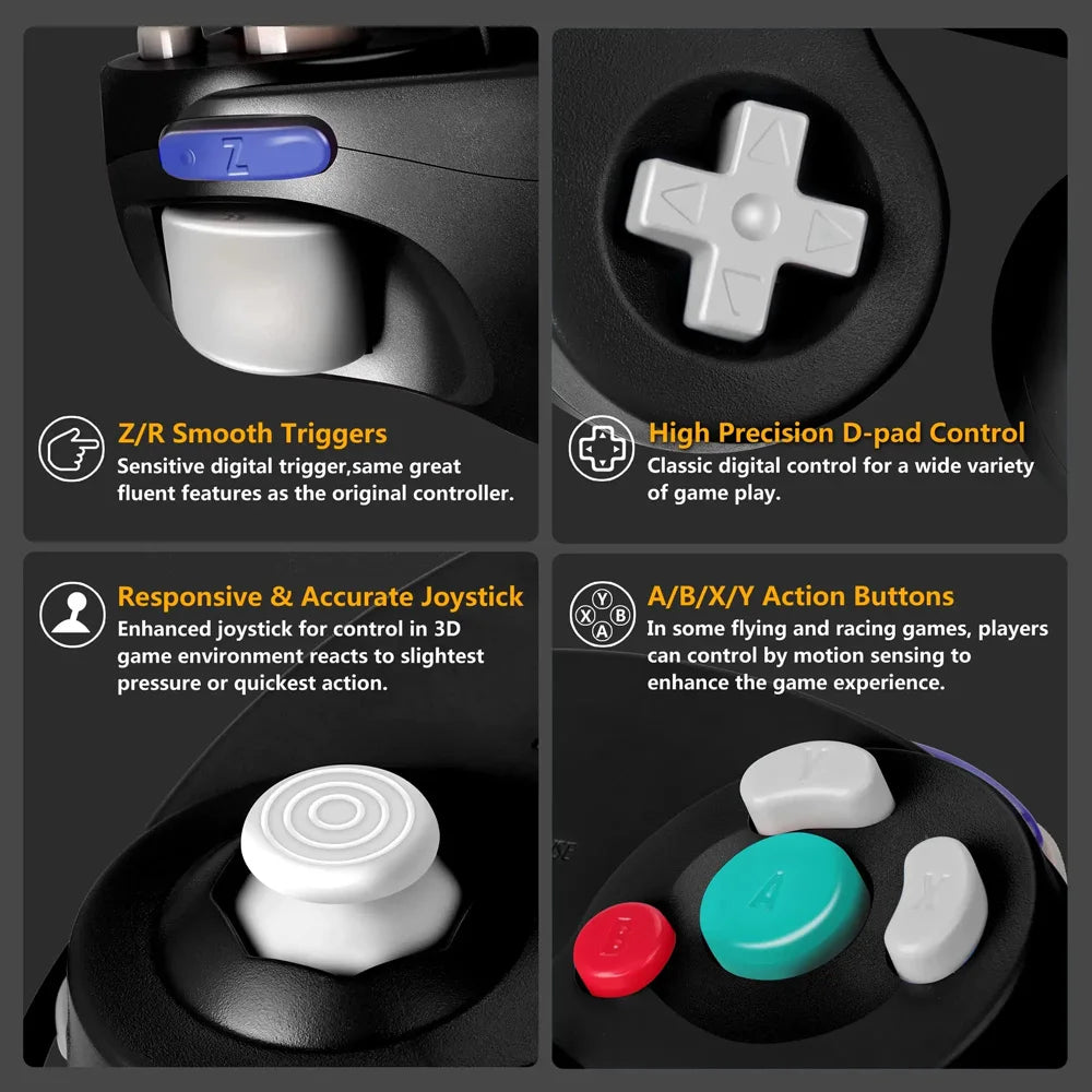 Compatible with NintendO Switch GC Wired Controller For Gamecube For NGC GC Controle Switch Gamepad  Controle