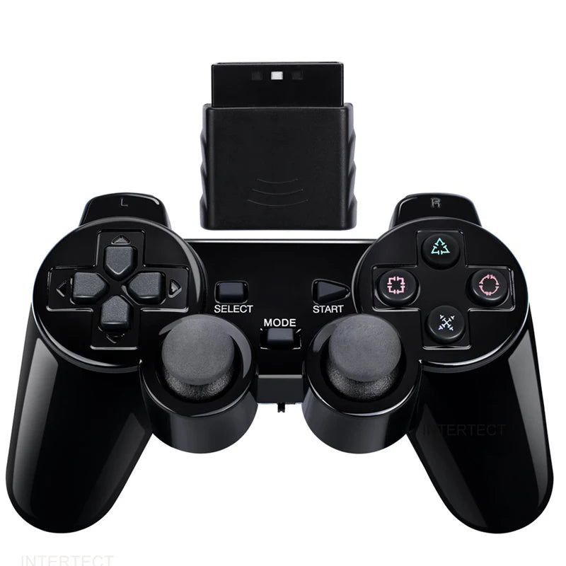 Wireless Gamepad for Sony PS2 Game Controller for Playstation 2 Joystick for PC  Joypad USB Game Controle with Dual Vibration